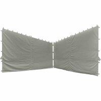 SIENA GARDEN Seitenteile zu Pavillon Berlino 3x3 m, grau, 2er Set