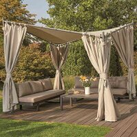 SIENA GARDEN Seitenteile zu Pavillon Berlino 3x3 m, grau, 2er Set