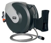 TEXAS Automatik Schlauchtrommel LUX 25 25m Schlauch Gartenschlauch Wandmontage