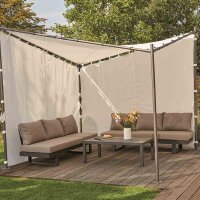 SIENA GARDEN Seitenteile für Pavillon Berlino 3x3 m...