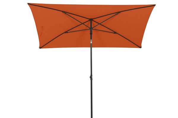 SIENA GARDEN City Schirm 140x210 terra Stahl ant/Polyester terra