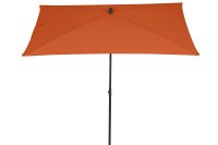 SIENA GARDEN City Schirm 140x210 terra Stahl ant/Polyester terra