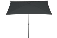 SIENA GARDEN City Schirm 140x210 grau Stahl ant/Polyester grau