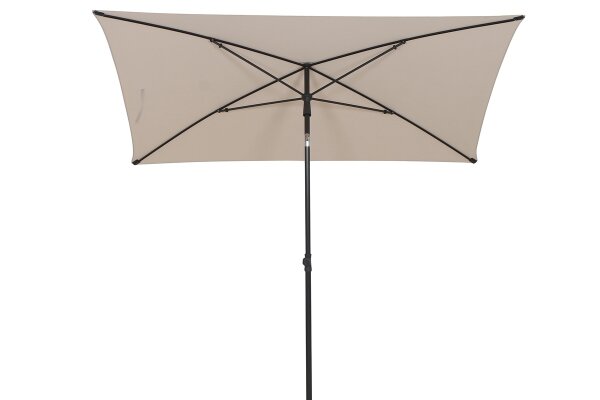 SIENA GARDEN City Schirm 140x210 natur Stahl anth/Polyester nat.