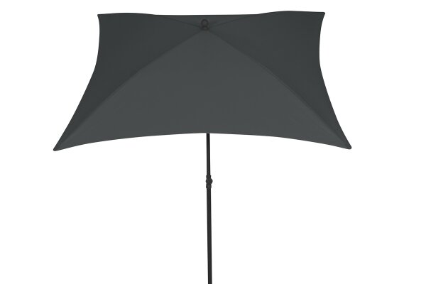 SIENA GARDEN City Schirm 180x180 grau Stahl ant/Polyester grau