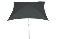 SIENA GARDEN City Schirm 180x180 grau Stahl ant/Polyester...