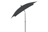 SIENA GARDEN City Schirm 180x180 grau Stahl ant/Polyester grau