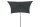 SIENA GARDEN City Schirm 180x180 grau Stahl ant/Polyester grau