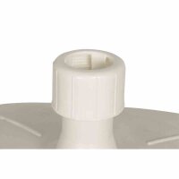 ENNE PLASTICA 60201 Schirmständer Garda 50 l, mit Rolle, weiß