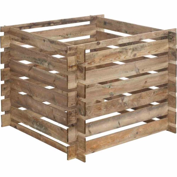 FOREST-STYLE Komposter Mezzito 480L, Maße: 100x100x72cm 100x100x72cm