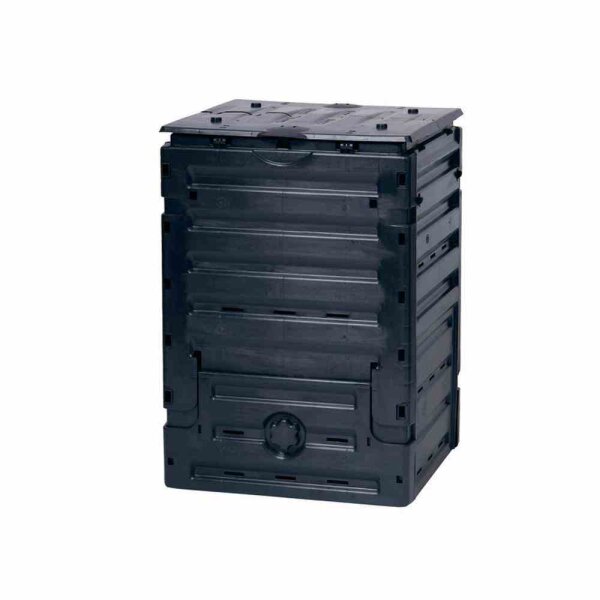 GARANTIA Komposter Eco-Master 300L schwarz 60x60x90cm Kompost Kompostierer