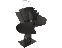 FIREFIX Ofenventilator 2-flügelig schwarz stromlos