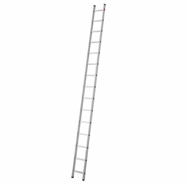 HAILO 7115-007 Anlegeleiter 15 Sprossen Aluminium