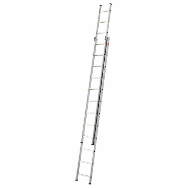 HAILO 7212-007 Schiebeleiter 2x12 Spros. Aluminium