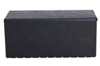 TOOMAX Kissenbox Portofino 340 l Rattan/Holzoptik anthraz.
