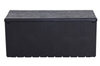 TOOMAX Kissenbox Portofino 340 l Rattan/Holzoptik anthraz.