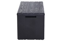 TOOMAX Kissenbox Portofino 340 l Rattan/Holzoptik anthraz.