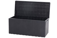 TOOMAX Kissenbox Portofino 340 l Rattan/Holzoptik anthraz.