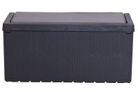 TOOMAX Kissenbox Portonovo 350 l Rattanoptik antr., Kissen