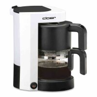 CLOER Kaffeemaschine 5981 5 Tassen abnehmbarer Wassertank...