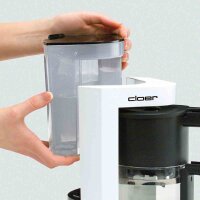 CLOER Kaffeemaschine 5981 5 Tassen abnehmbarer Wassertank Glaskanne Tropf-Stopp