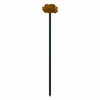SIENA GARDEN 23091020 T&T Fiberstab Blume gelb 100cm...