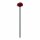 SIENA GARDEN 23091030 T&T Fiberstab Blume rot 100cm Ø8 mm, mit Kupplung