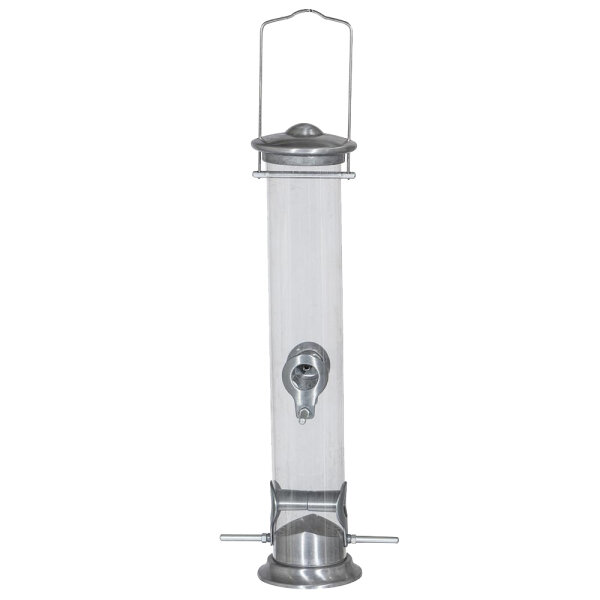 SIENA GARDEN Futtersäule für Mischfutter, 39 cm, Alu/Kunststoff