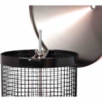 SIENA GARDEN Vogelfuttersäule Copper Line für Nüsse, 31cm
