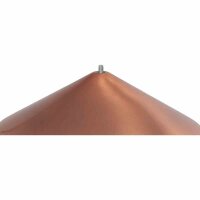 SIENA GARDEN Vogelfuttersäule Copper Line für Nüsse, 31cm
