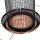 SIENA GARDEN Vogelfuttersäule Copper Line für Nüsse, 31cm