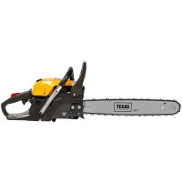 TEXAS TS5620 Set Kettensäge Benzin Motorsäge 50cm Schwert 3,4 PS mit Zubehör