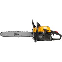 TEXAS TS5620 Set Kettensäge Benzin Motorsäge 50cm Schwert 3,4 PS mit Zubehör