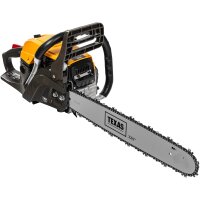 TEXAS TS5620 Set Kettensäge Benzin Motorsäge 50cm Schwert 3,4 PS mit Zubehör