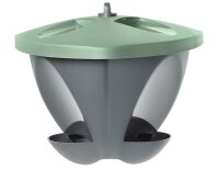 HAMMARPLAST Vogelfutterhaus 4L grün/ anthrazit