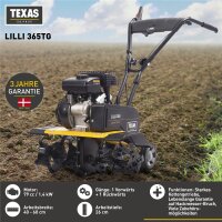 TEXAS Benzin Gartenfräse Motorhacke Bodenhacke Lilli...