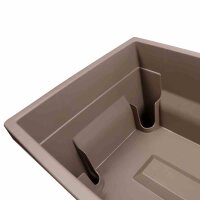 EDA Hochbeet VEG & Table City taupe 57l 76x68,5x38 cm...