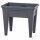 EDA Hochbeet MAX anthrazit 75,6 x 55,6 x 68 cm, 85 l Beet, Wasserreservoir