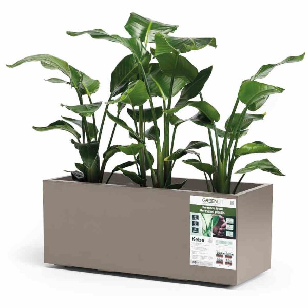 EURO3PLAST Kasten GREENER KEBE 100 cm taupe