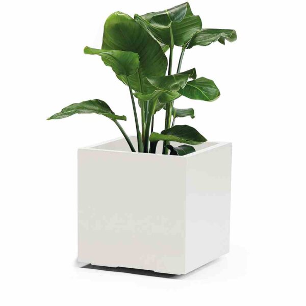 EURO3PLAST Kübel GREENER KEBE 40 cm weiß