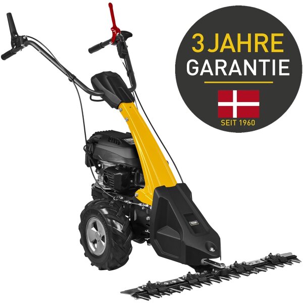 TEXAS Profi Benzin Balkenmäher 5,7PS Hochgrasmäher Rasenmäher Radantrieb CB8750