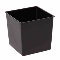 SIENA GARDEN Pflanzgefäß NIZZA, weiß Rillenoptik, 25 x 25 x 46,5 cm