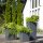 SIENA GARDEN Pflanzgefäß NIZZA Rillenoptik 35 x 35 x 68 cm mit Einsatz graphit
