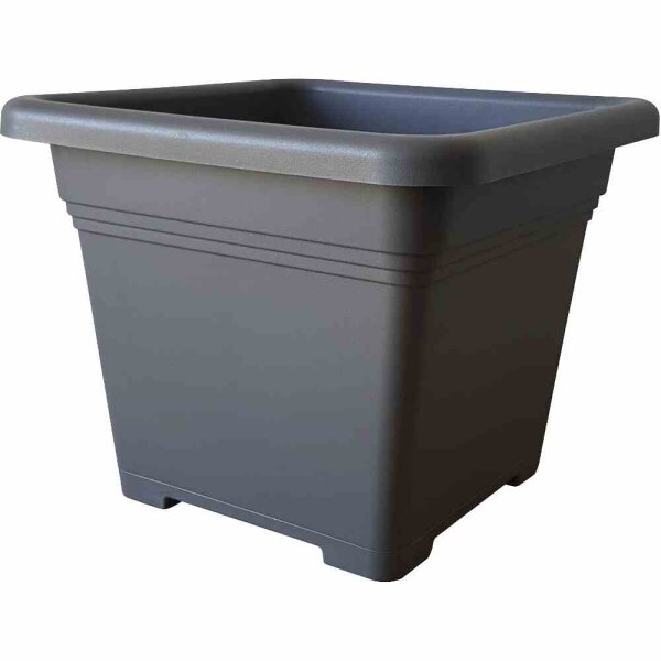 SIENA GARDEN Topf QUADRO 48 x 48 x 38,2 cm, anthrazit