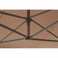 SIENA GARDEN Allrounder Pavillon Faltpavillon 300 x 450 cm rechteckig taupe