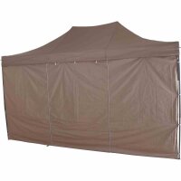SIENA GARDEN Allrounder Pavillon Faltpavillon 300 x 450 cm rechteckig taupe