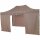 SIENA GARDEN Allrounder Pavillon Faltpavillon 300 x 450 cm rechteckig taupe