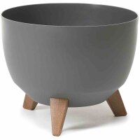 SIENA GARDEN Pflanzgefäß OSLO anthrazit 47 cm...