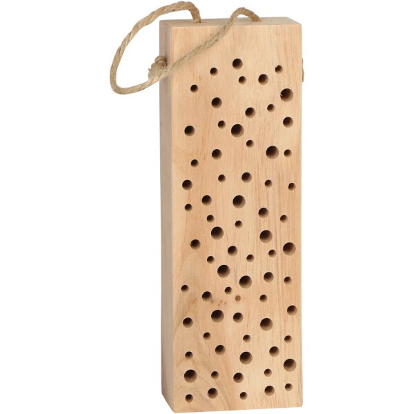 SIENA GARDEN Bienenblock Silea Maße: 10x6x29 cm, Kiefernholz