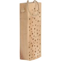 SIENA GARDEN Bienenblock Silea Maße: 10x6x29 cm, Kiefernholz